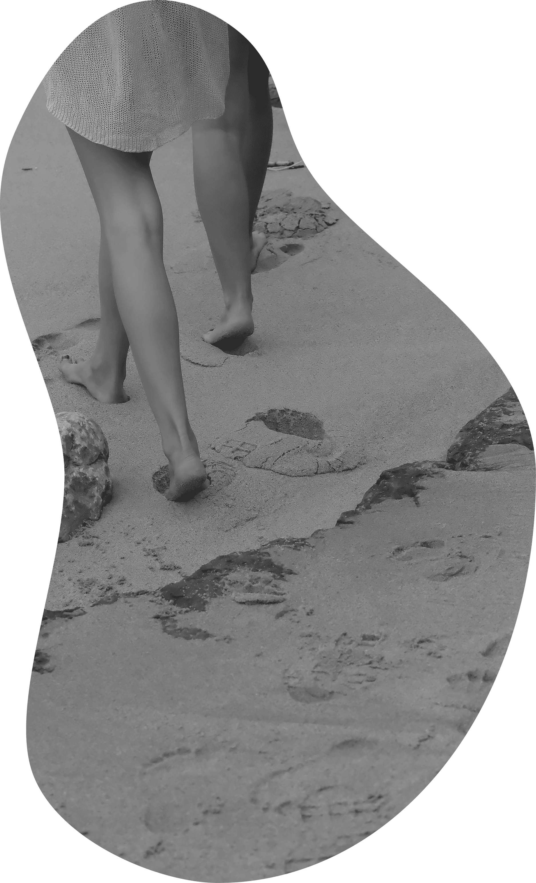 Jo Guerreiro walking with clients, symbolizing the supportive journey of somatic therapy and embodied connection